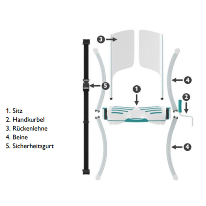 Aufstehhilfe Raizer M® inkl.Kopfstütze – Bild 8