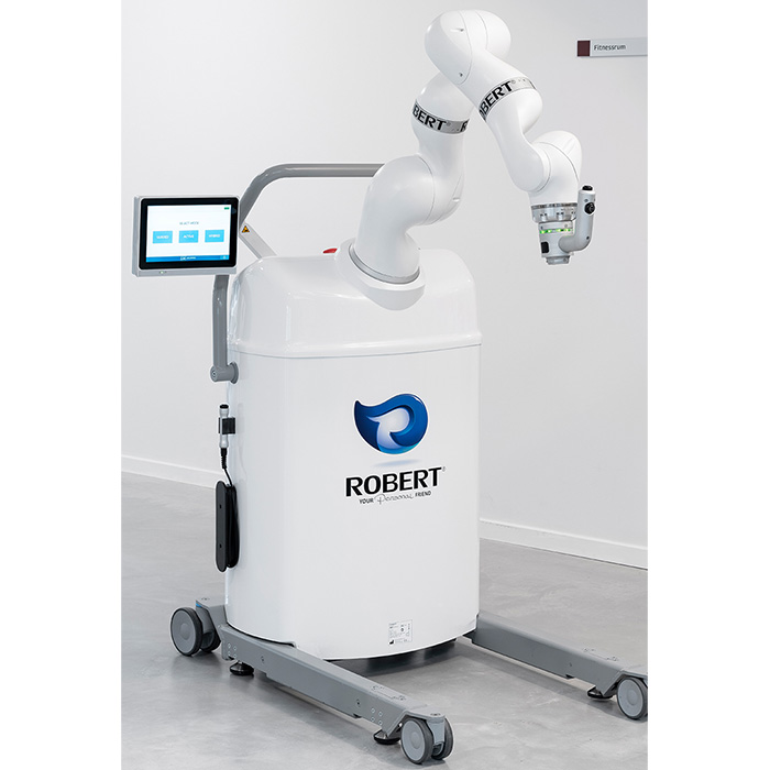 Robert Roboter einsatzbereit im Krankenhaus